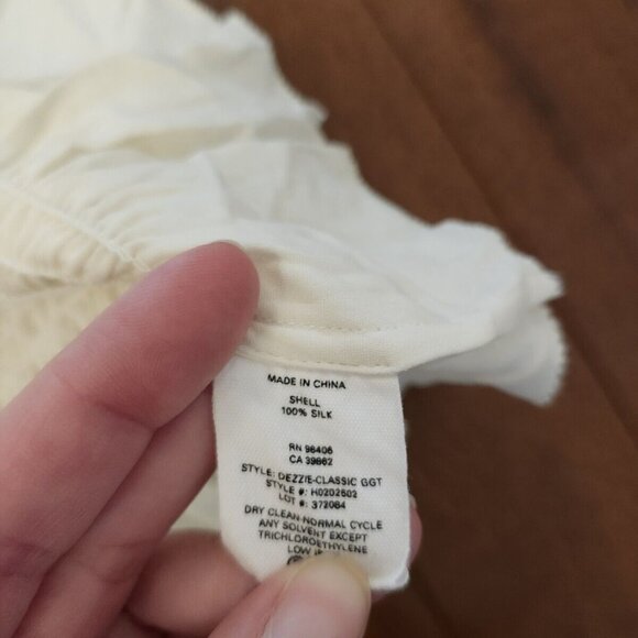 Theory women's silk tank top in size medium - Picture 4 of 7